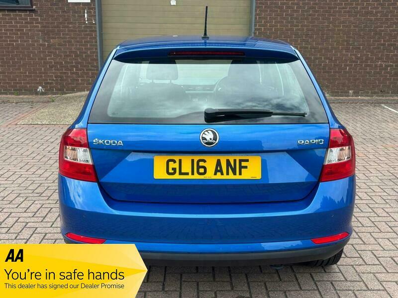 Skoda Rapid 1.2 Tsi Se Tech Blue #2