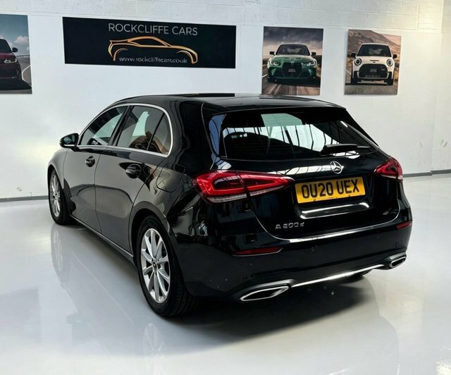 Mercedes-Benz A Class A200d Sport Executive Hatchback OU20UEX Black #4
