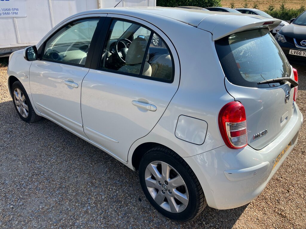 Nissan Micra 1.2 Shiro Dig-s. 5Dr. Ideal 1St C White #4