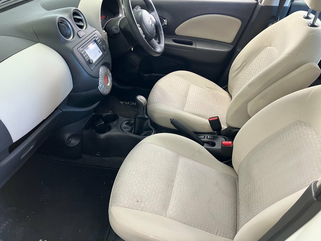 Nissan Micra 1.2 Shiro Dig-s. 5Dr. Ideal 1St C White #5