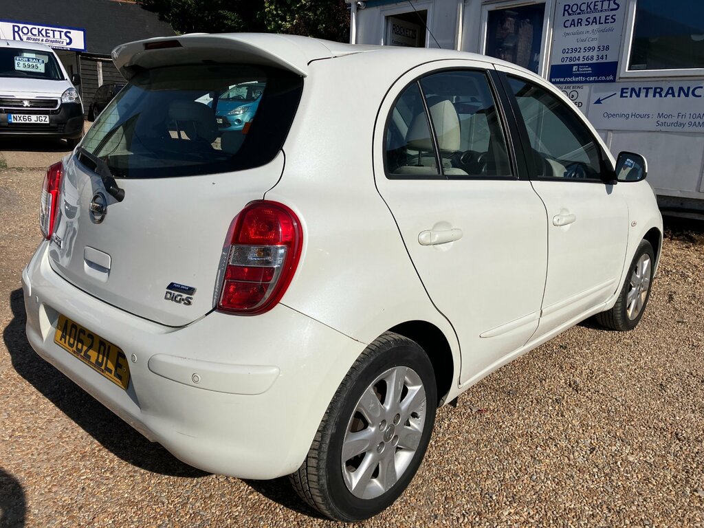 Nissan Micra 1.2 Shiro Dig-s. 5Dr. Ideal 1St C White #3