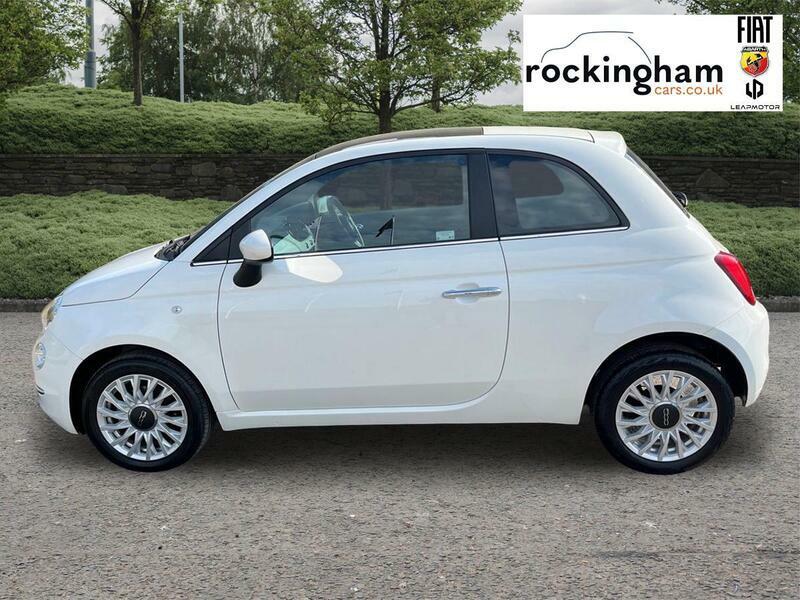 Fiat 500 Manual White #6