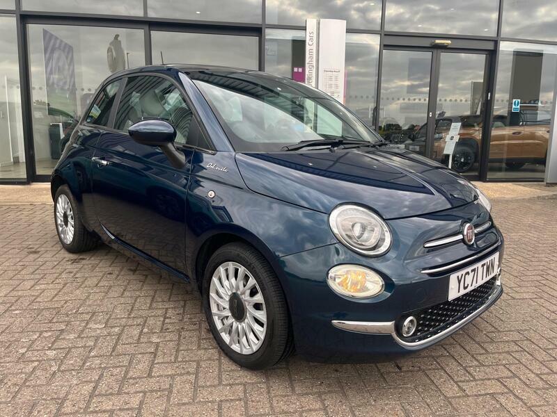 Fiat 500 Manual Blue