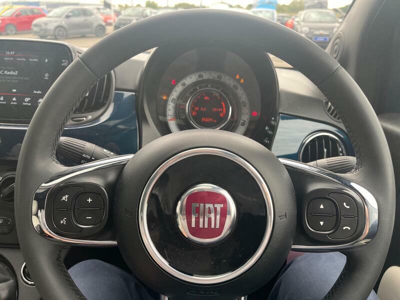 Fiat 500 Manual Blue #3