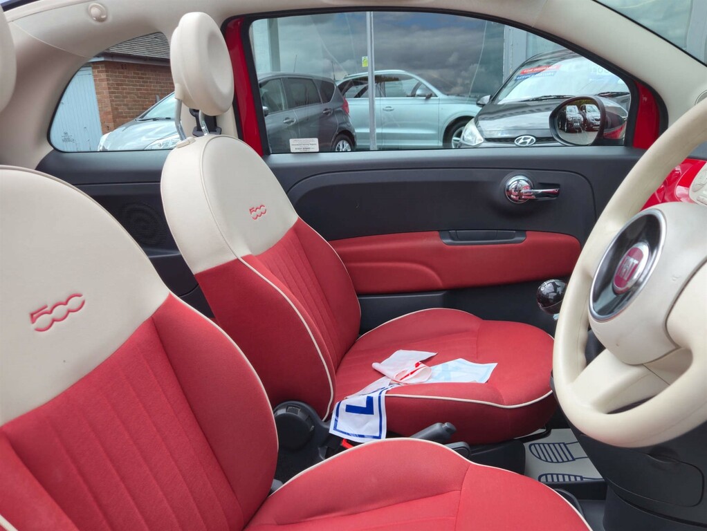 Fiat 500C 1.2 Pop Convertible Euro 5 69 B White #18