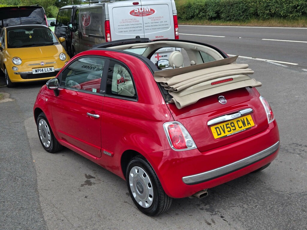 Fiat 500C 1.2 Pop Convertible Euro 5 69 B White #12