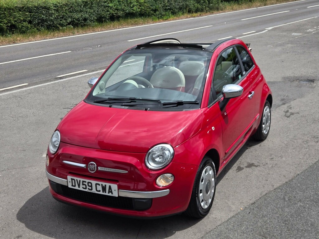 Fiat 500C 1.2 Pop Convertible Euro 5 69 B White #10