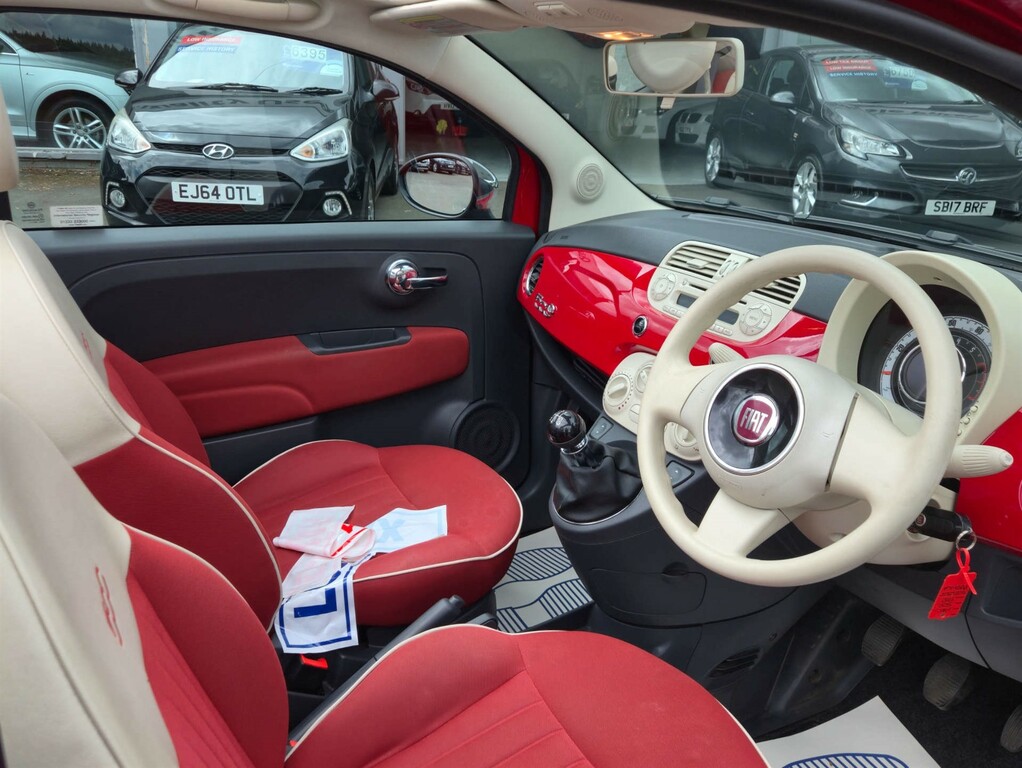 Fiat 500C 1.2 Pop Convertible Euro 5 69 B White #17