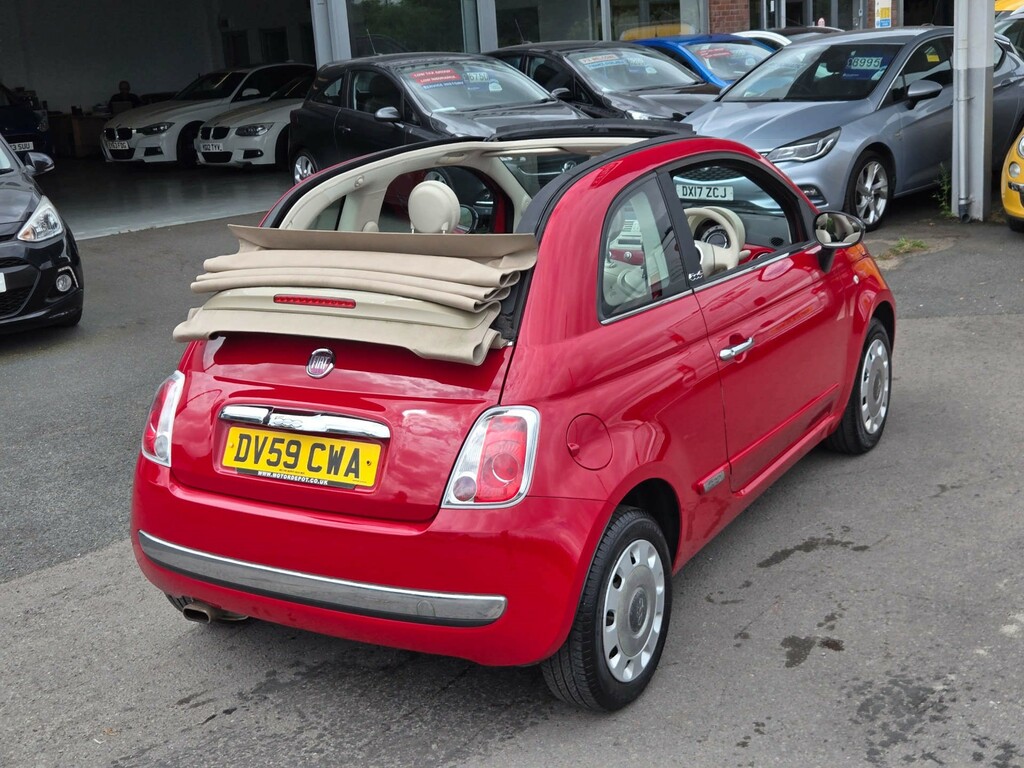 Fiat 500C 1.2 Pop Convertible Euro 5 69 B White #13