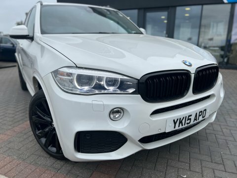 BMW X5 Xdrive40d M Sport YK15APO White #5