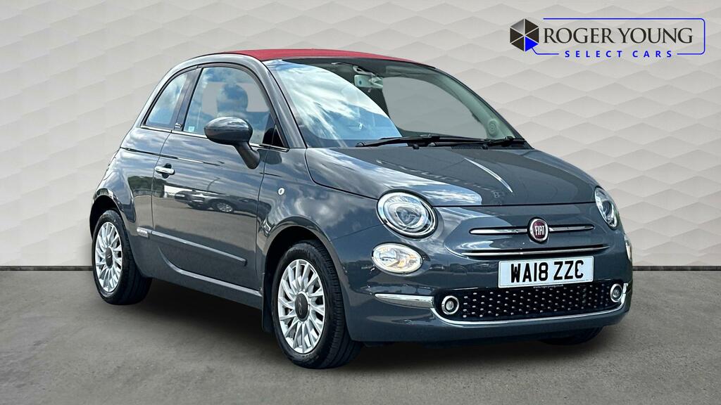 Fiat 500C 1.2 Lounge Convertible Grey