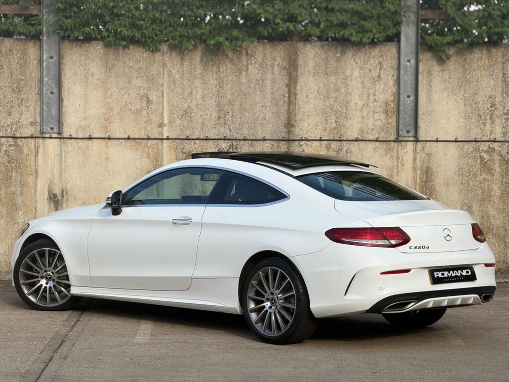 Mercedes-Benz C Class Amg Line White #2