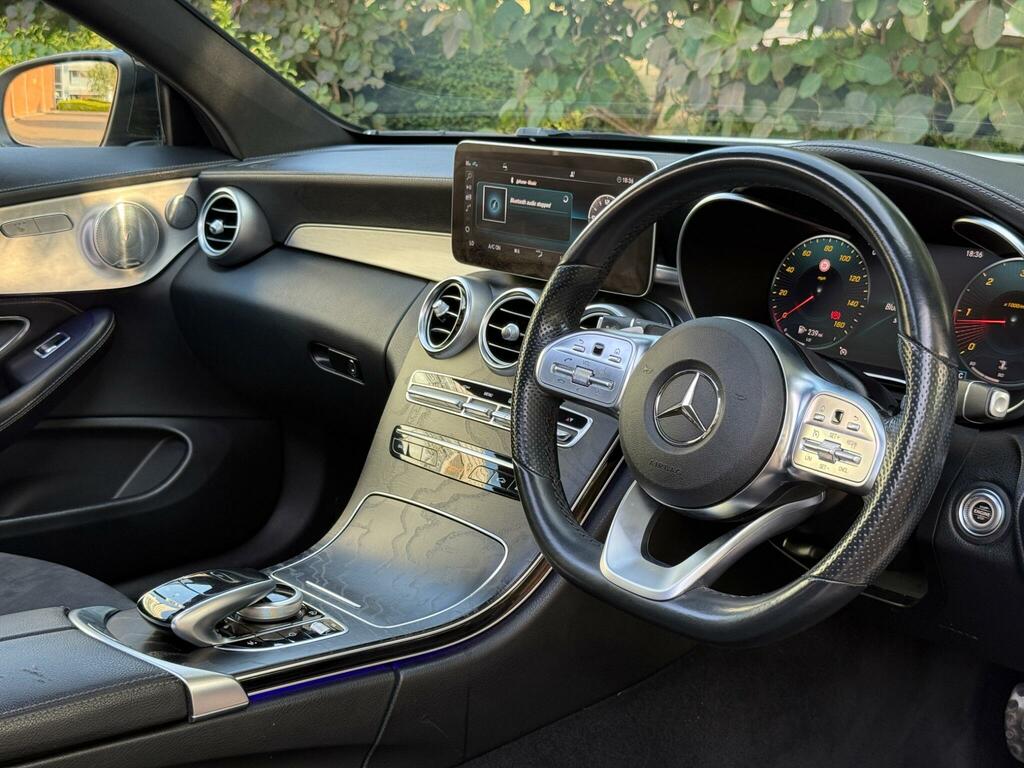 Mercedes-Benz C Class Amg Line White #2