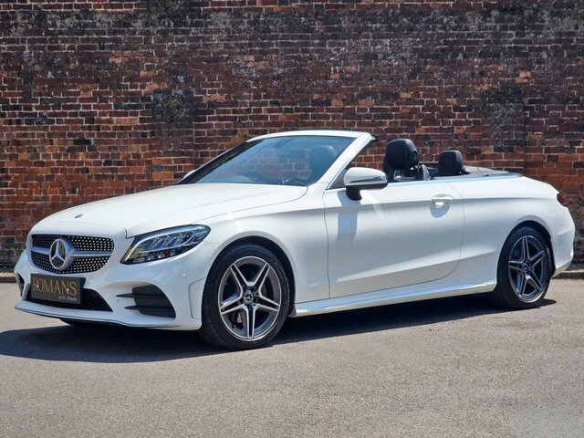 Mercedes-Benz C Class 2.0 C220d Amg Line Cabriolet G-tronic White