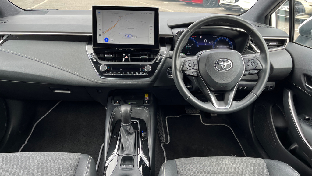 Toyota Corolla 1.8 Vvt-h Design Touring S SM23WFP White #6
