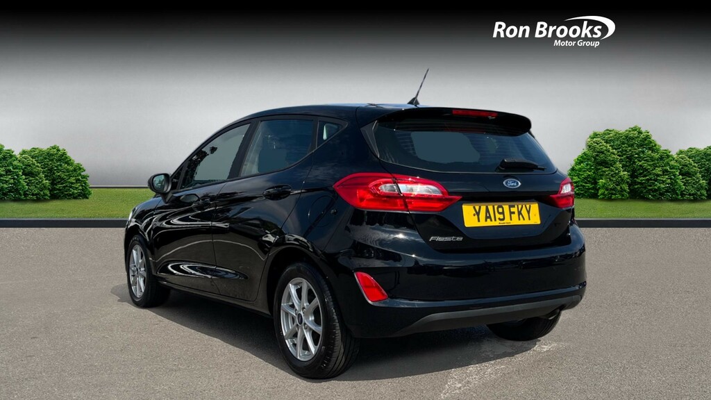 Ford Fiesta 1.0T Ecoboost Zetec Euro 6 YA19FKY Black #4
