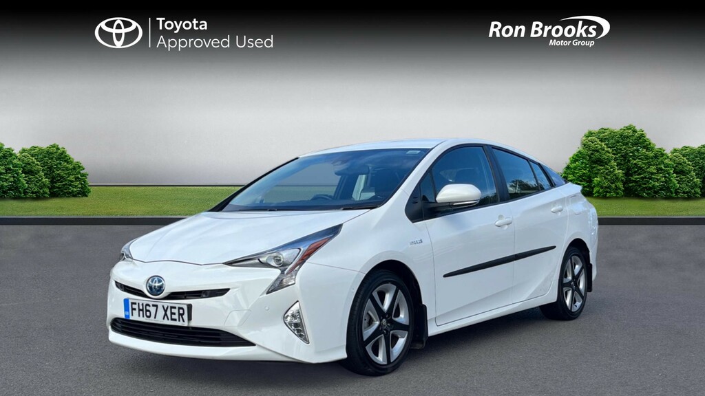 Toyota Prius 1.8 Vvt-h Business Edition White #3