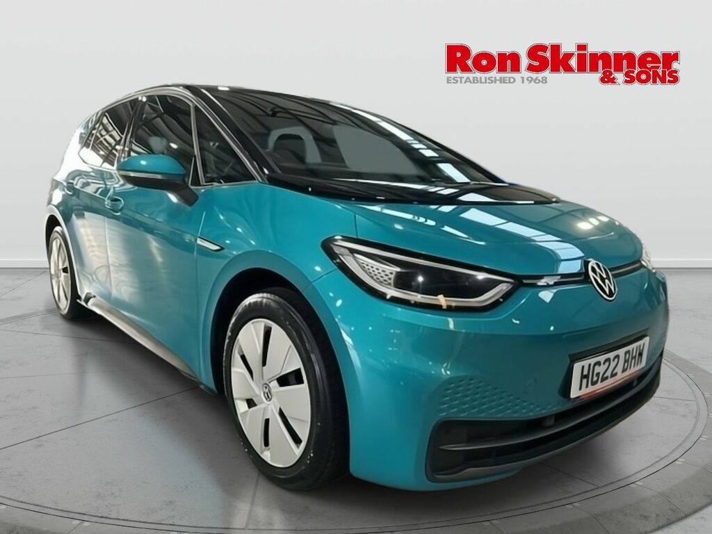 Volkswagen ID.3 Pro Performance 58Kwh Max Hatchback A HG22BHW Blue
