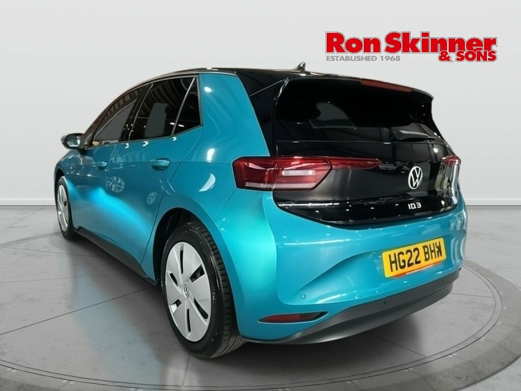Volkswagen ID.3 Pro Performance 58Kwh Max Hatchback A HG22BHW Blue #4