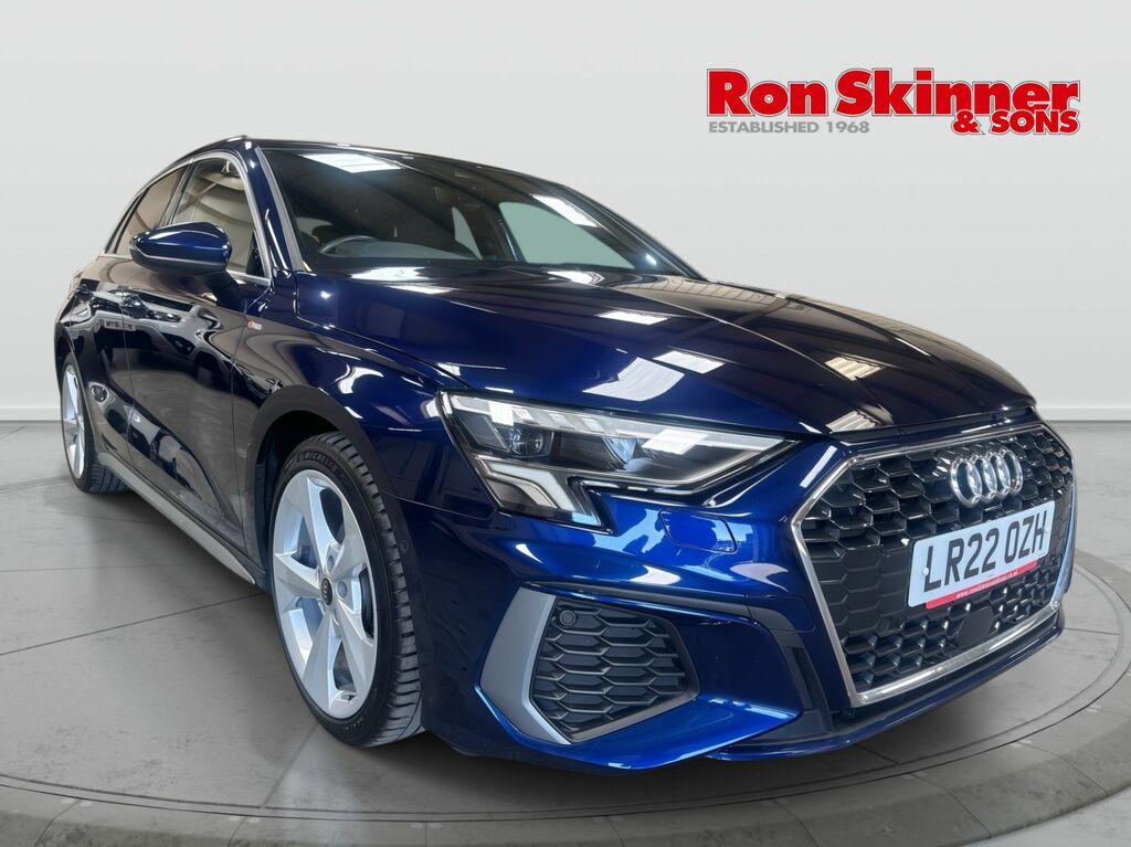 Audi A3 1.5 Tfsi 35 S Line Sportback Eur Blue