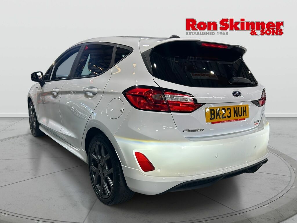 Ford Fiesta 1.0T Ecoboost Mhev St-line Edition Hatchback P BK23NUH White #3