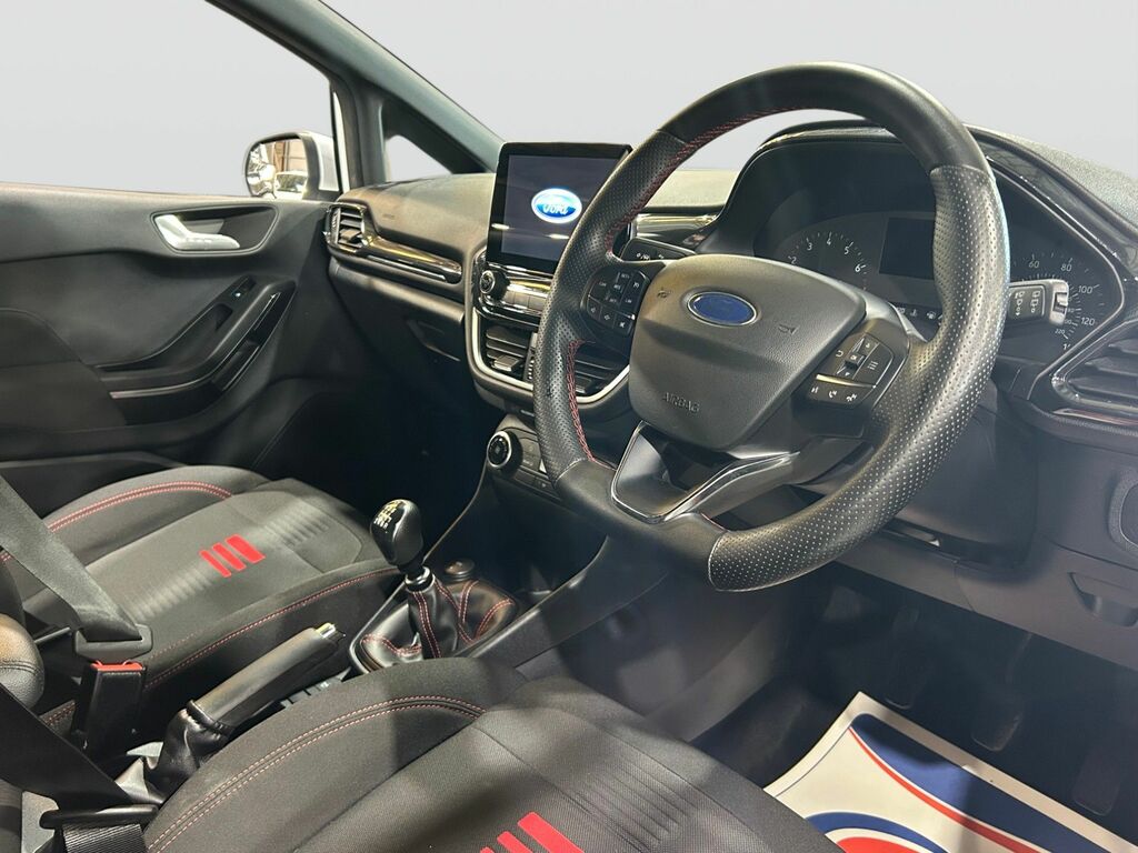 Ford Fiesta 1.0T Ecoboost Mhev St-line Edition Hatchback P BK23NUH White #5