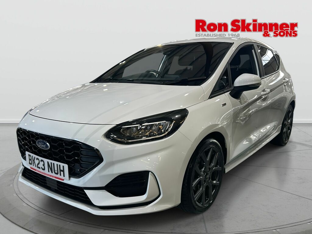 Ford Fiesta 1.0T Ecoboost Mhev St-line Edition Hatchback P BK23NUH White #2