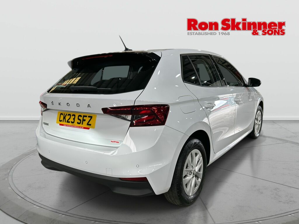 Skoda Fabia 1.0 Tsi Se Comfort Hatchback Eur CK23SFZ White #4