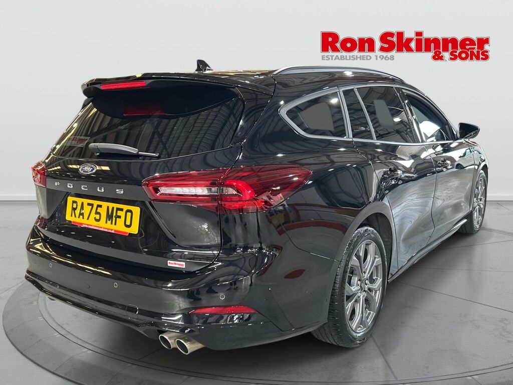 Ford Focus 1.0T Ecoboost Mhev St-line Estate Hybri RA75MFO Black #4