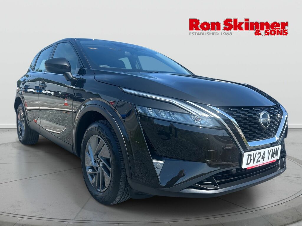 Nissan Qashqai 1.3 Dig-t Mhev Acenta Premium Suv Hybri DV24YMM Black
