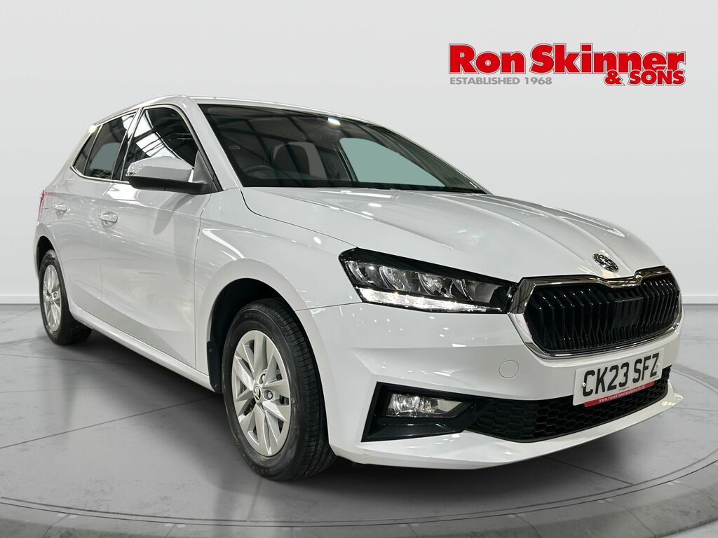 Skoda Fabia 1.0 Tsi Se Comfort Hatchback Eur CK23VXY White
