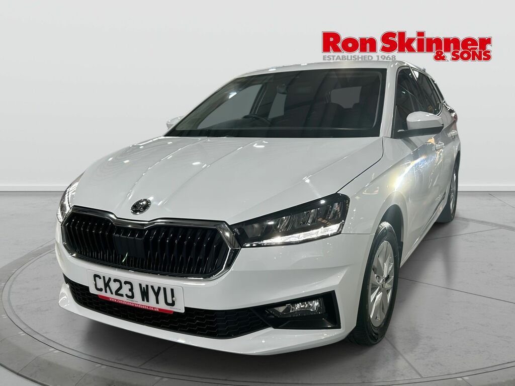 Skoda Fabia 1.0 Tsi Se Comfort Hatchback Eur CK23WYU White #2