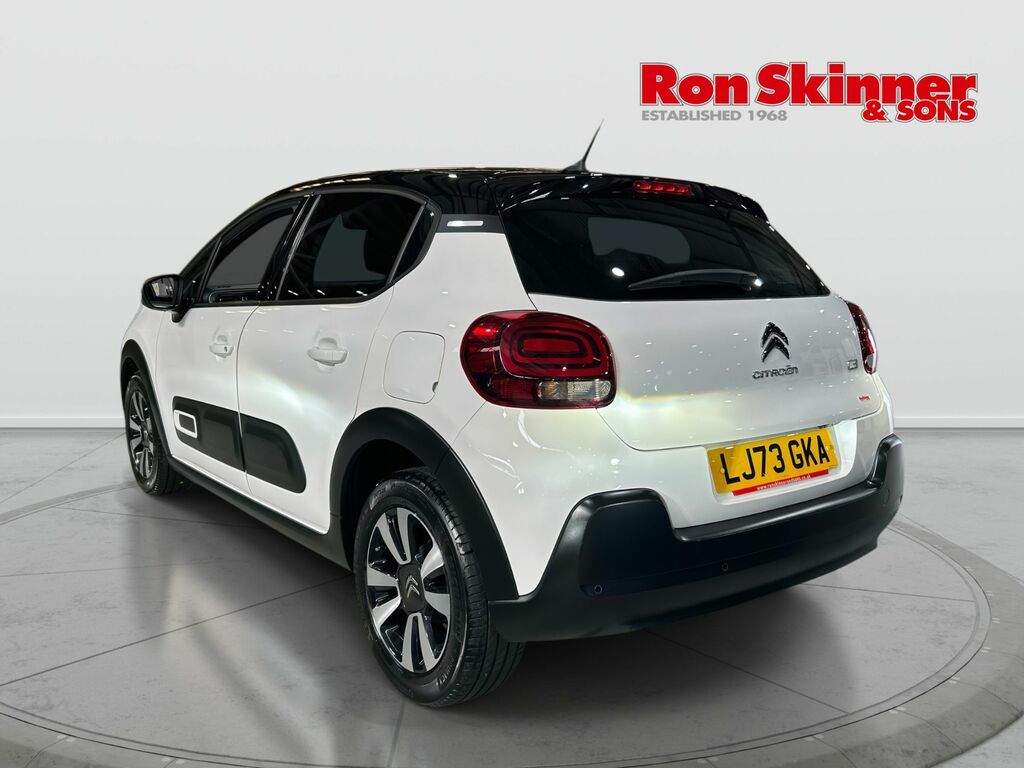 Citroen C3 1.2 Puretech Plus Hatchback Euro LJ73GKA White #3