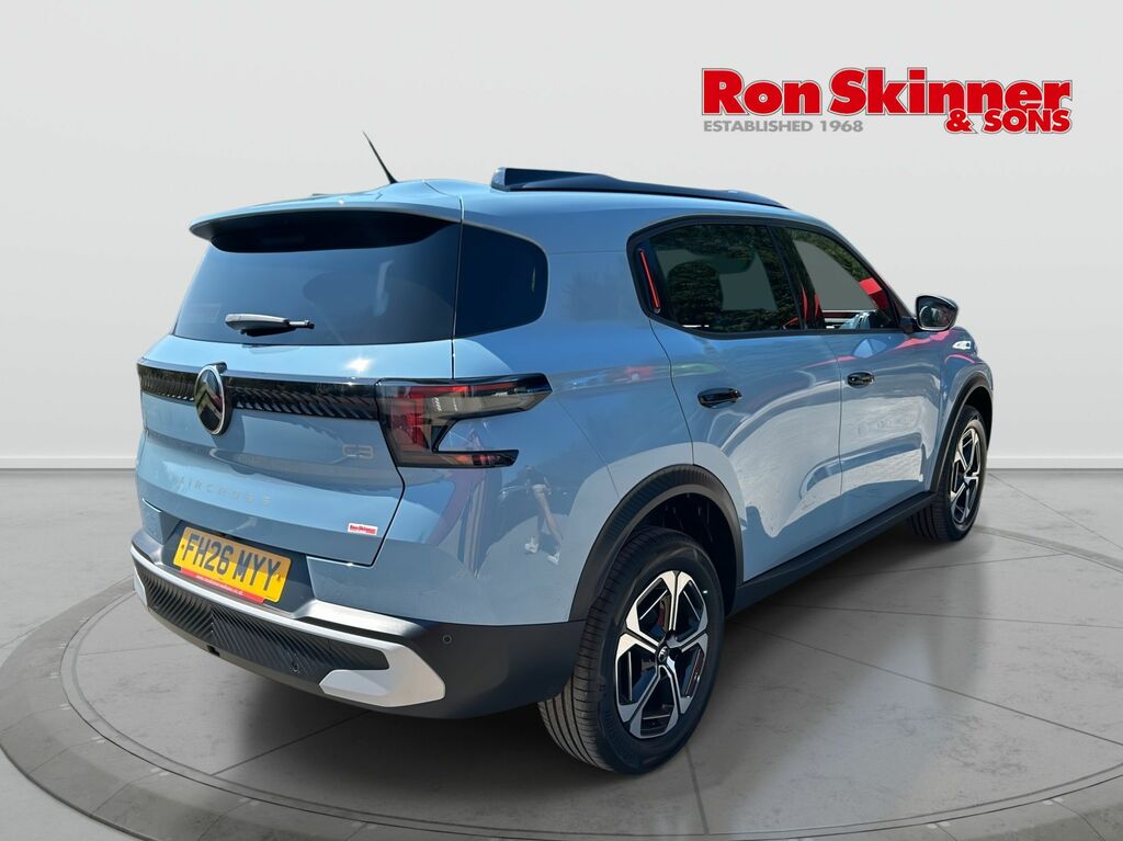 Citroen C3 Aircross 1.2 Turbo Plus Suv Euro 6 Ss FH26MYY Blue #4