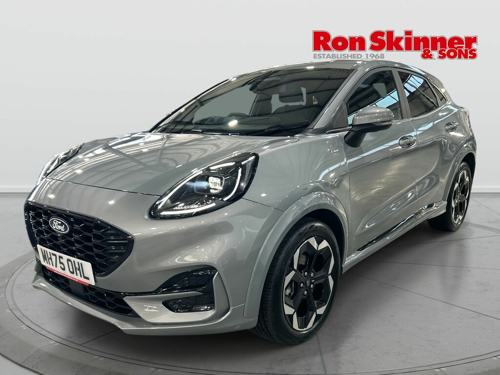 Ford Puma 1.0T Ecoboost Mhev St-line X Suv Hybrid MH75OHL Silver #2