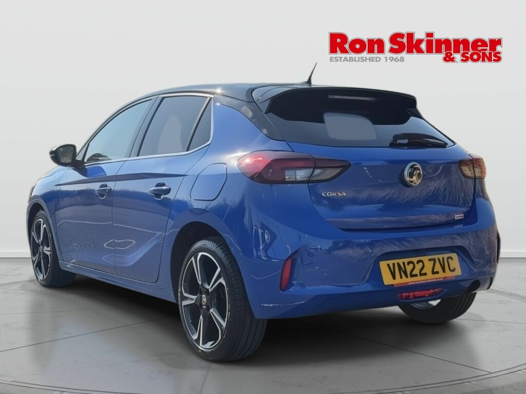 Vauxhall Corsa 1.2 Turbo Elite Edition Hatchback Manua VN22ZVC Blue #4