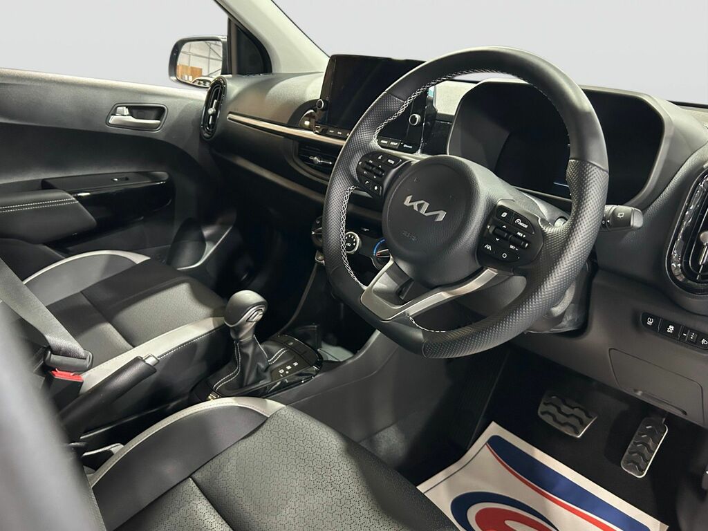 Kia Picanto 1.0 Gt-line Hatchback Amt Euro 6 Ss PJ25ENU Blue #6