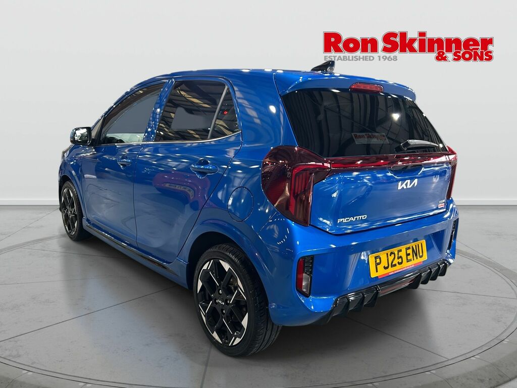 Kia Picanto 1.0 Gt-line Hatchback Amt Euro 6 Ss PJ25ENU Blue #3