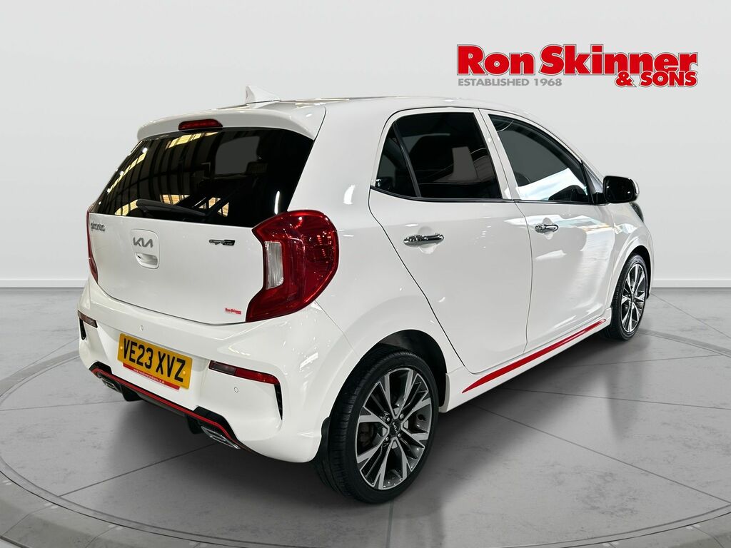 Kia Picanto 1.0 T-gdi Gt-line S Hatchback Eu VE23XVZ White #4