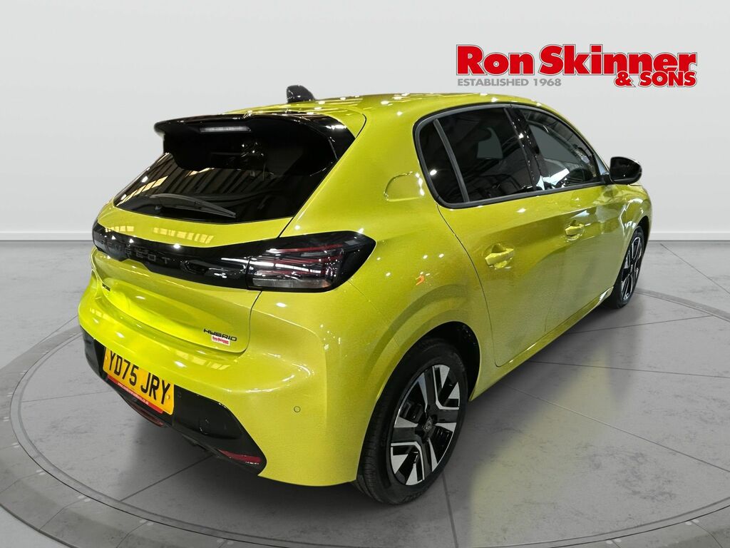 Peugeot 208 1.2 Allure Hatchback Hybrid E-dsc6 Euro YD75JRY Yellow #4
