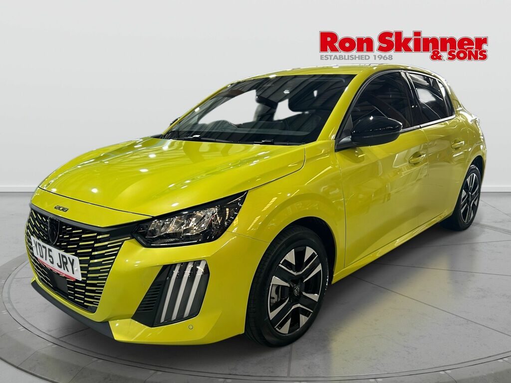 Peugeot 208 1.2 Allure Hatchback Hybrid E-dsc6 Euro YD75JRY Yellow #2