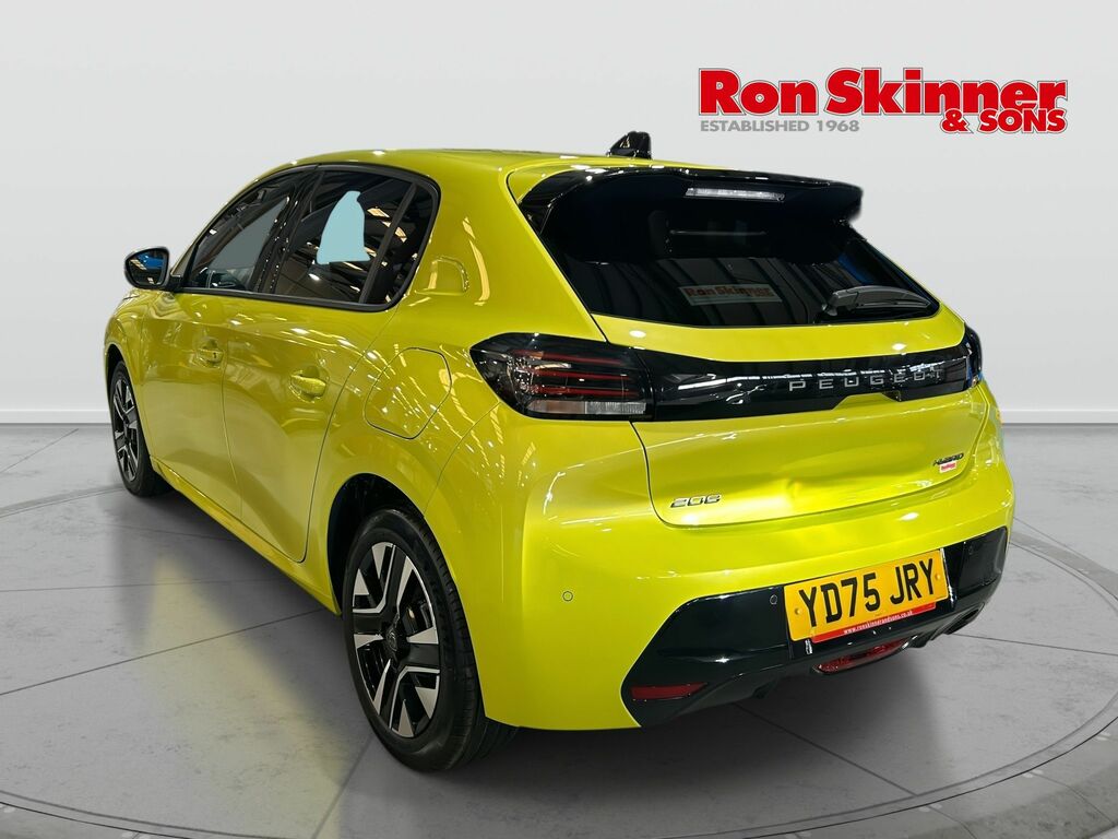 Peugeot 208 1.2 Allure Hatchback Hybrid E-dsc6 Euro YD75JRY Yellow #3
