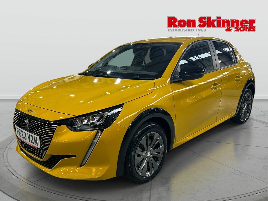 Peugeot e-208 50Kwh Active Premium Hatchback Yellow #2