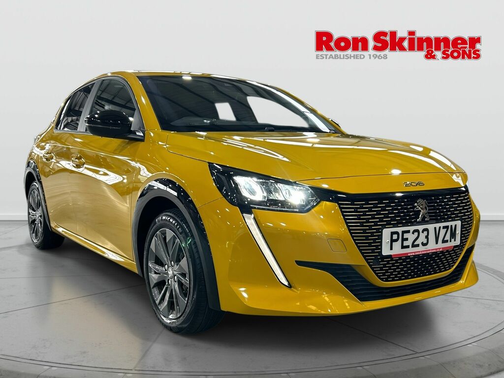 Peugeot e-208 50Kwh Active Premium Hatchback Yellow