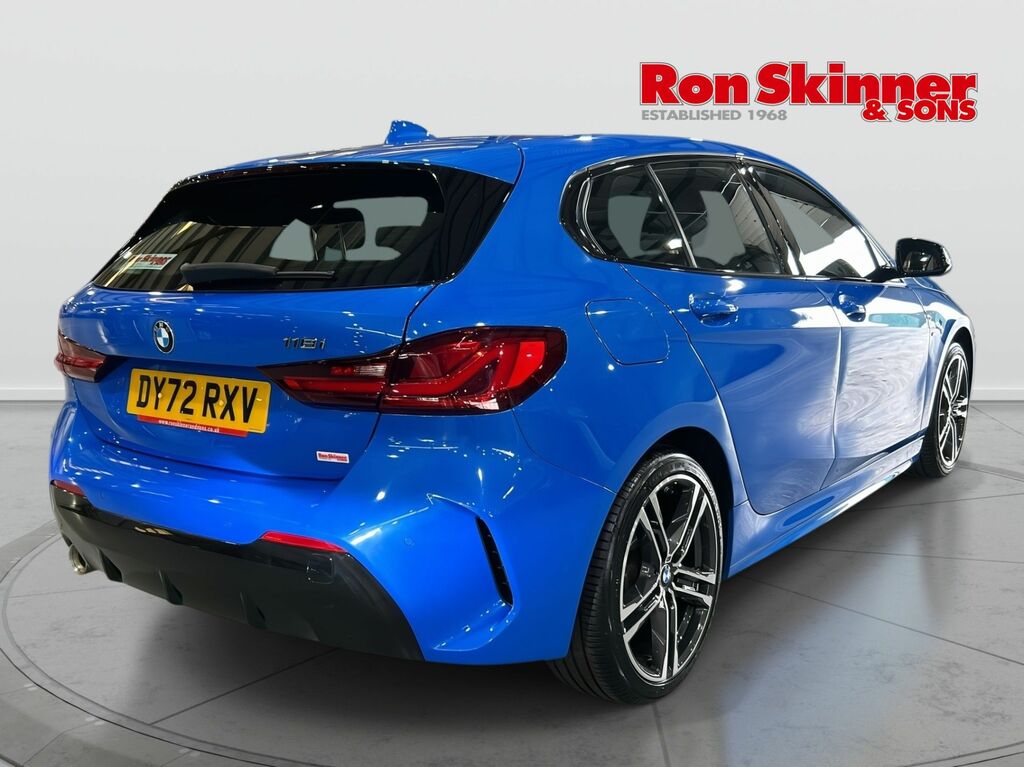 BMW 1 Series 1.5 118I M Sport Lcp Hatchback Blue #4