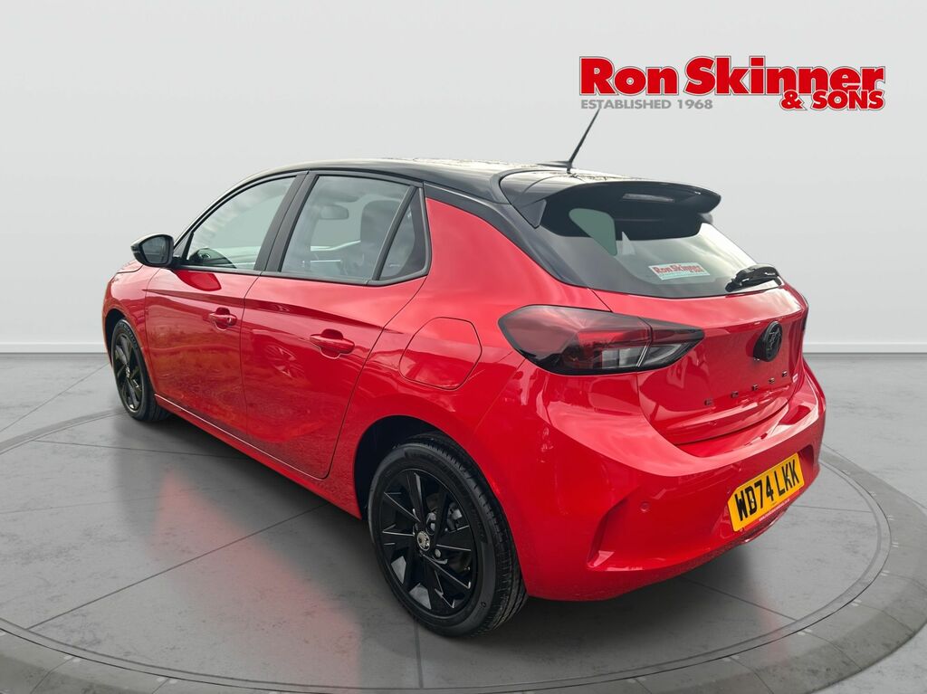 Vauxhall Corsa 1.2 Turbo Yes Hatchback Euro 6 WD74LKK Red #3