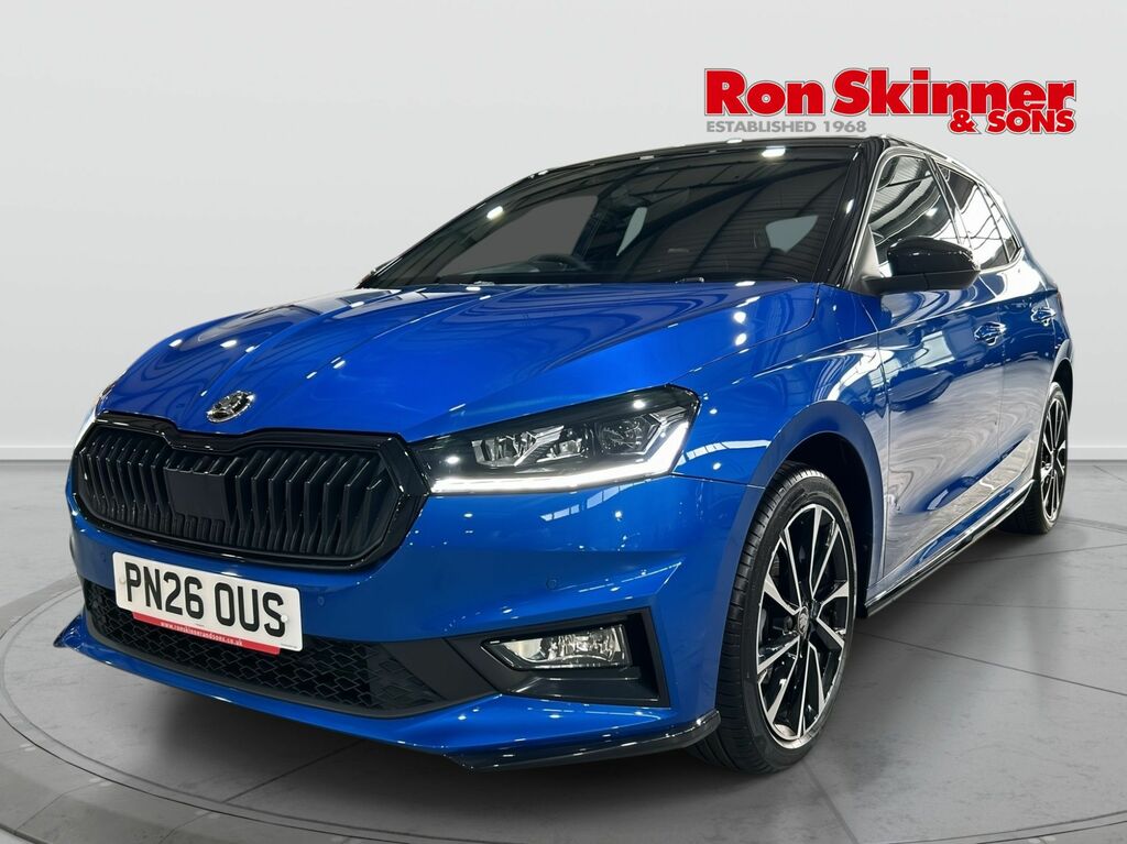 Skoda Fabia 1.0 Tsi Monte Carlo Edition Hatchback D PN26OUS Blue #2