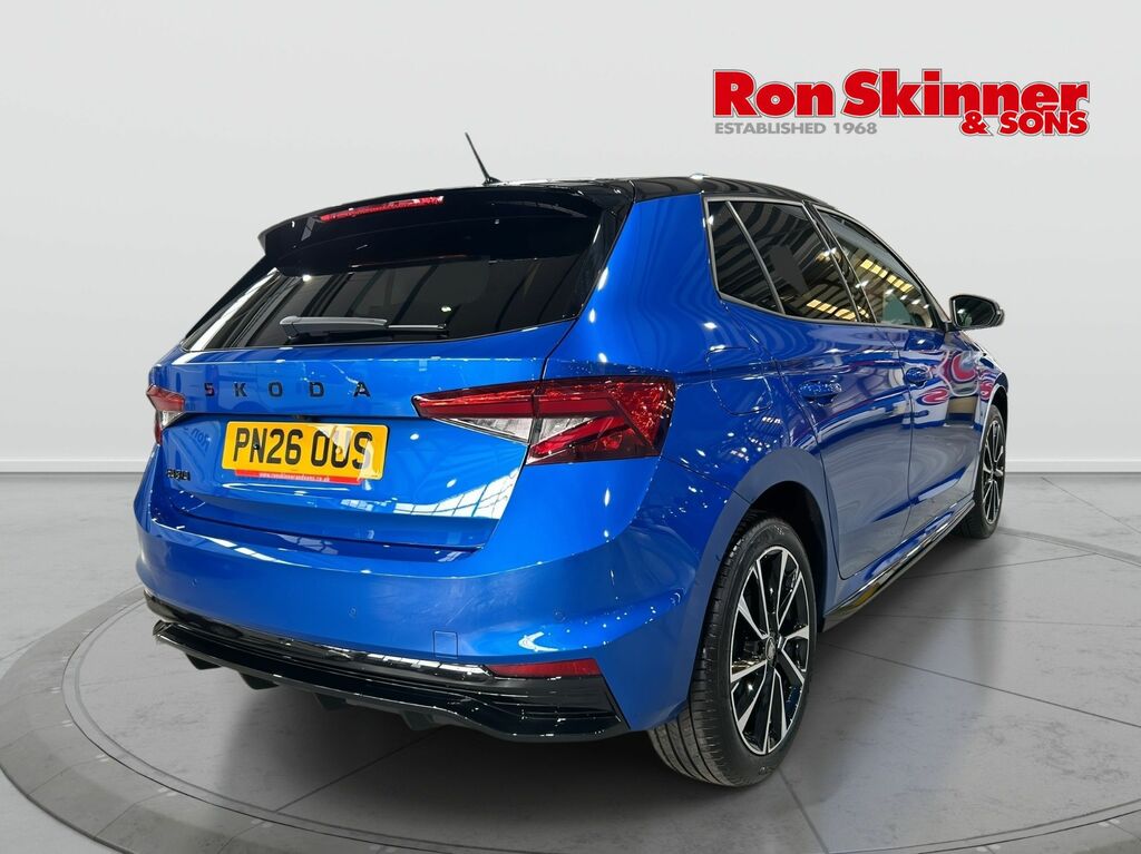 Skoda Fabia 1.0 Tsi Monte Carlo Edition Hatchback D PN26OUS Blue #4