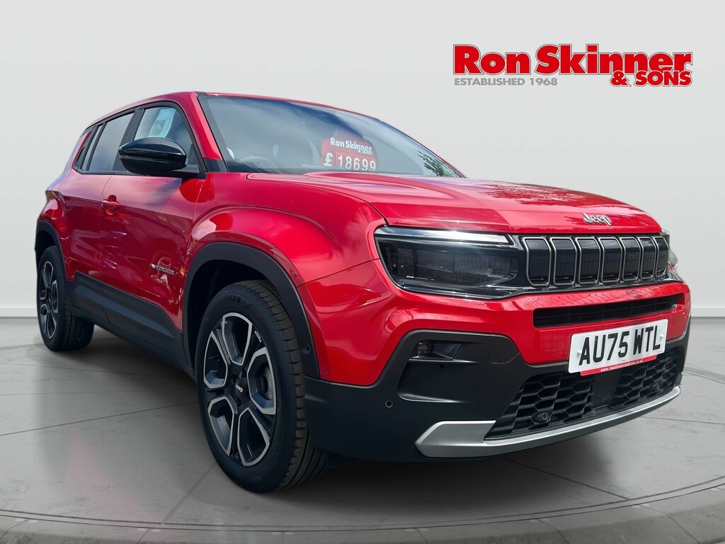 Jeep Avenger 1.2 Summit Suv Euro 6 Ss 100 AU75WTL Red