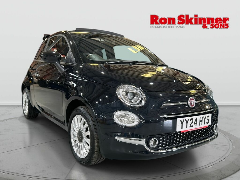 Fiat 500C 1.0 Mhev Convertible Euro 6 Ss Black
